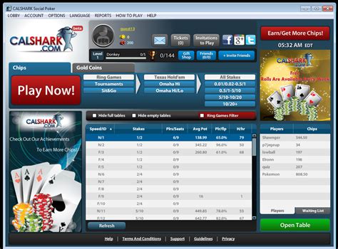 online poker lobby with friends